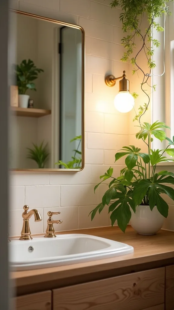 Add a Bathroom-Safe Grow Light Bulb for Windowless Spaces