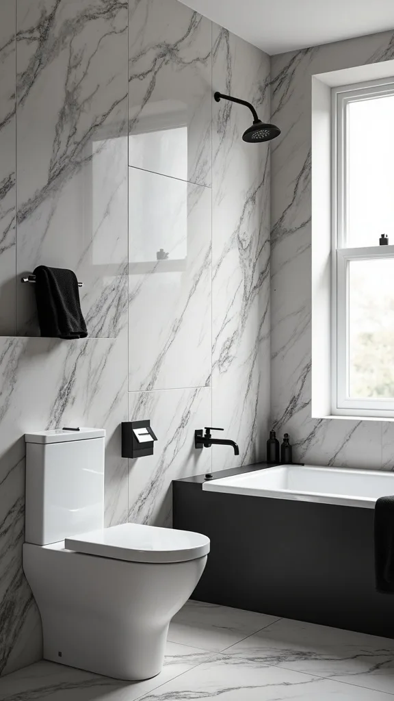 Use black towels strategically (and keep most textiles white)