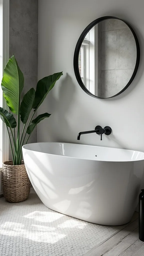 Bring in a tiny touch of greenery for a summer lift