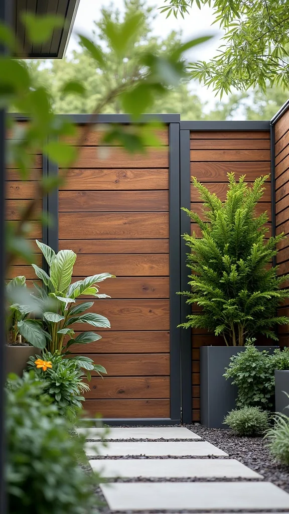 Freestanding Fence Panels in Planters (No-Dig Backyard Boundaries)