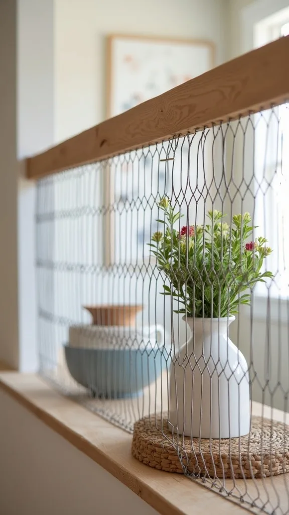 Welded Wire + Cedar Top Rail (My Favourite “Farmhouse on a Budget” Combo)