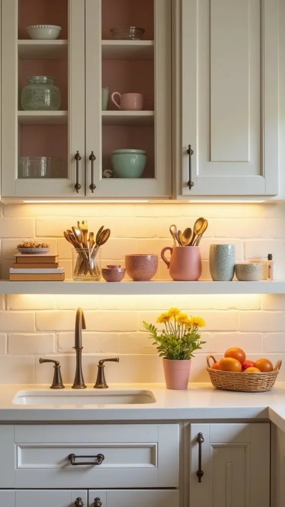 Use LED Under-Cabinet Lighting to Make Colors Look Intentional