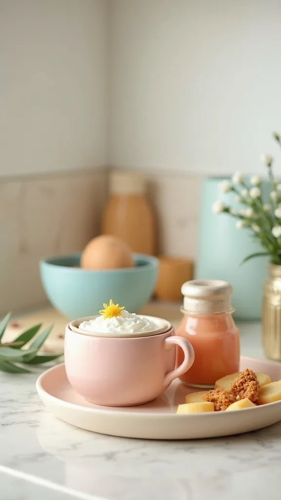 Create a Countertop “Color Station” on a Small Tray