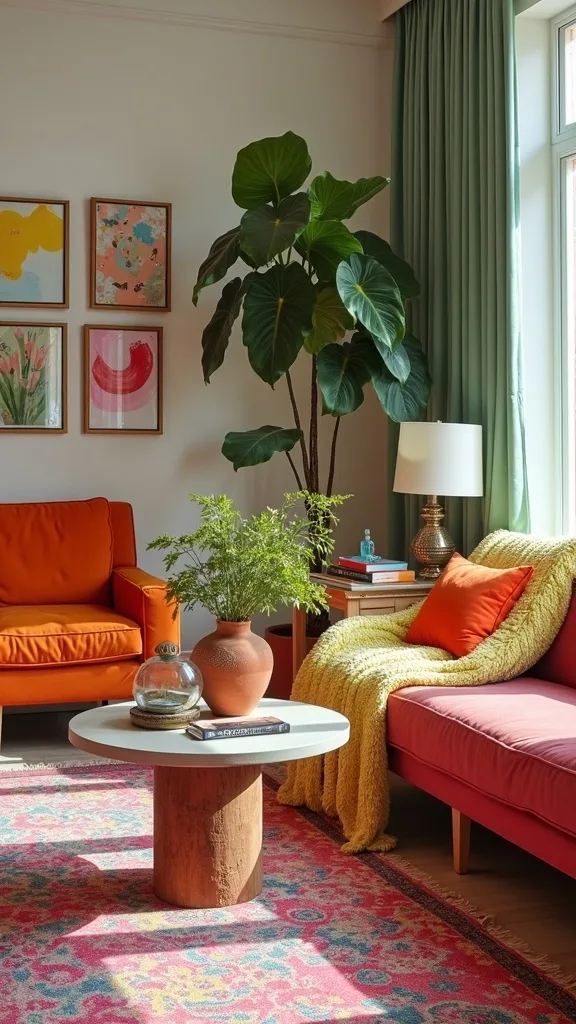 Add greenery that matches the palette (yes, that’s a thing)