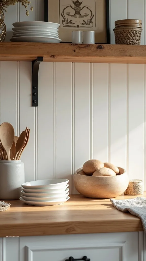 Layer Countertop Styling in “Stations” So You Keep Prep Space Clear