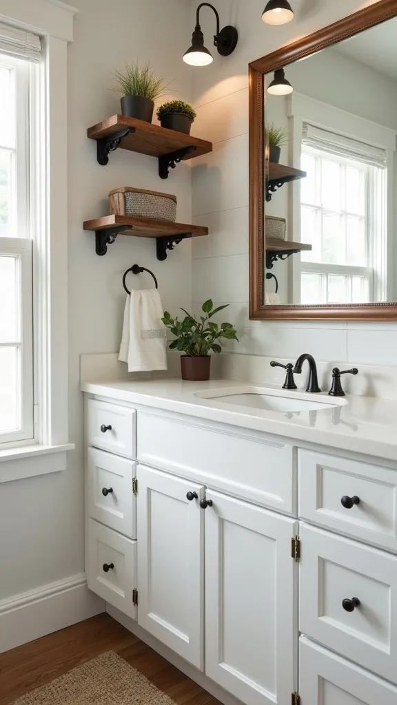 Add a Pot Rail to Free Cabinet Space and Boost Rustic Charm