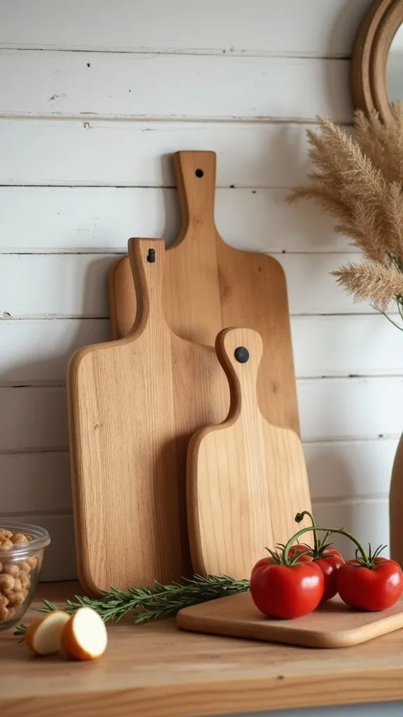 Lean Cutting Boards as Art (And Keep Them Ready for Serving)