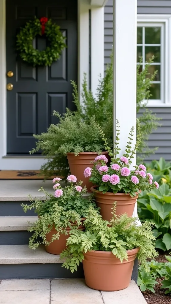 Step-by-Step Stair Pots for a Grand, Layered Ascent