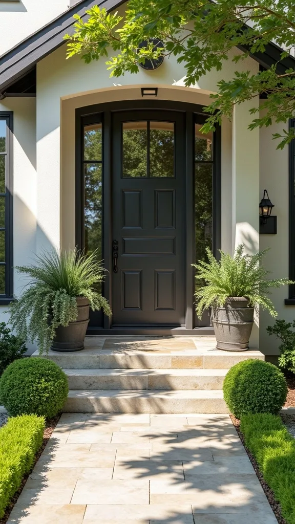 Bring in fragrance with herbs and blooming perennials near the entry