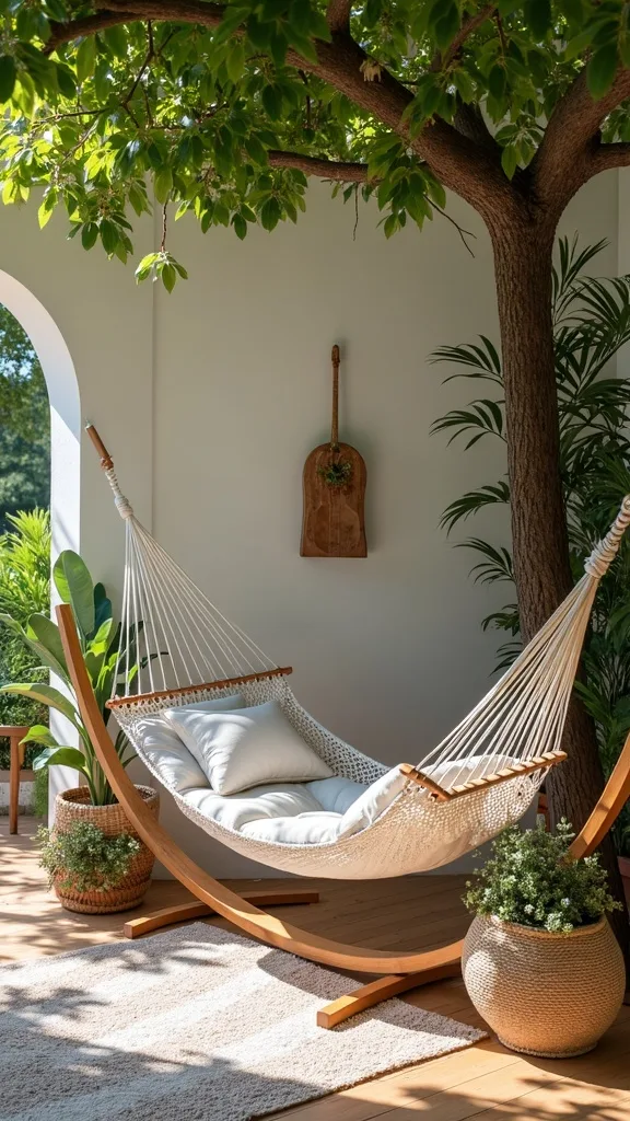 No-Trees? Use a Budget-Friendly Hammock Stand That Looks Intentional