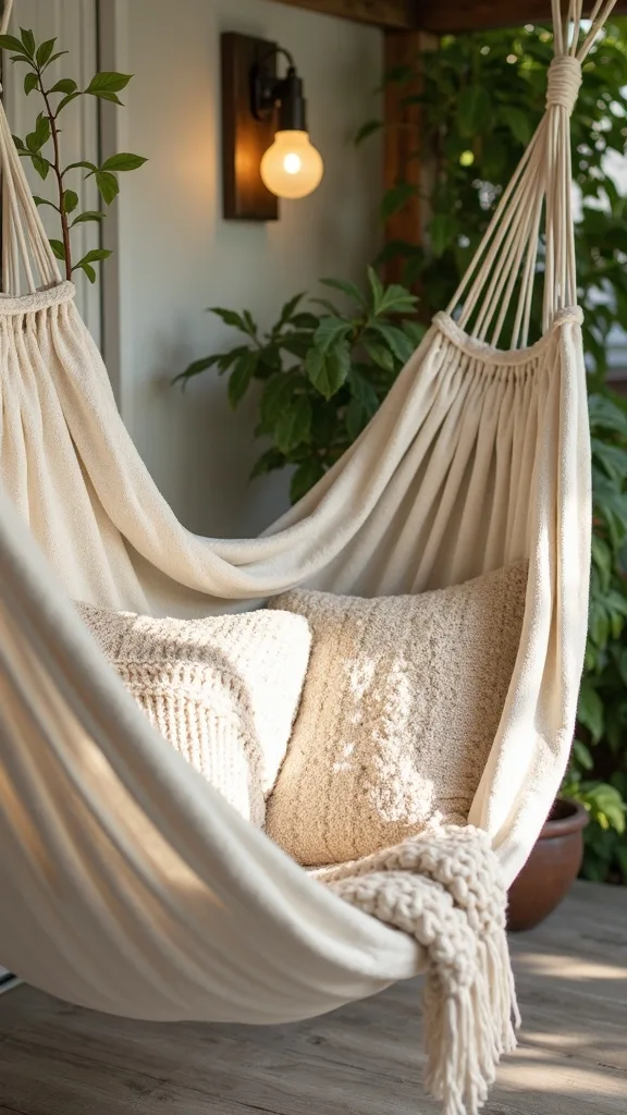 Add a Light Blanket and One Lumbar Pillow (Less Is More Outside)