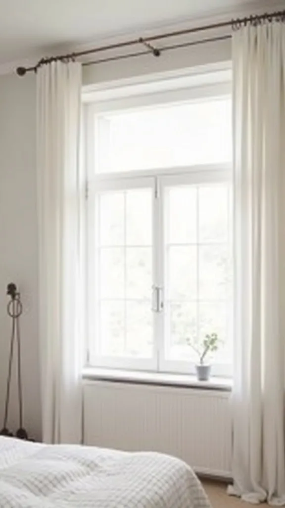 Swap Busy Curtains for Linen or Solar Shades