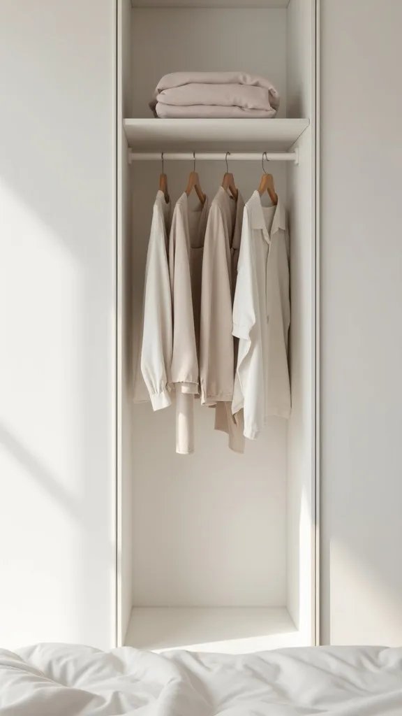 Use Matching Hangers and One Closet Color Story