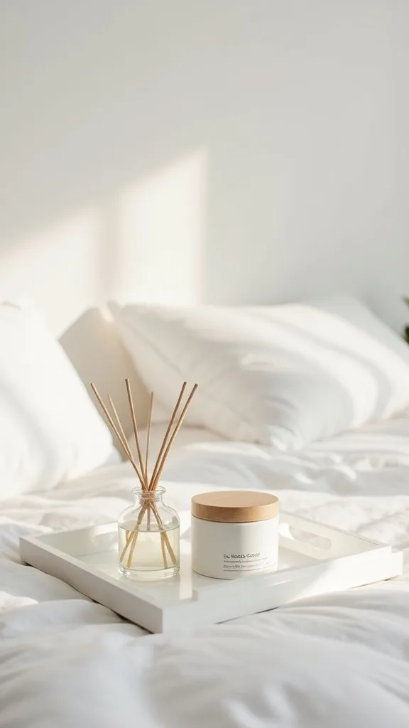 Choose One Scent and One Tray for a Calm Nightstand
