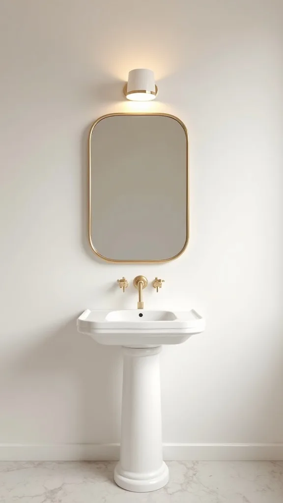 Use a Mirror to Double Light Without Adding More Decor