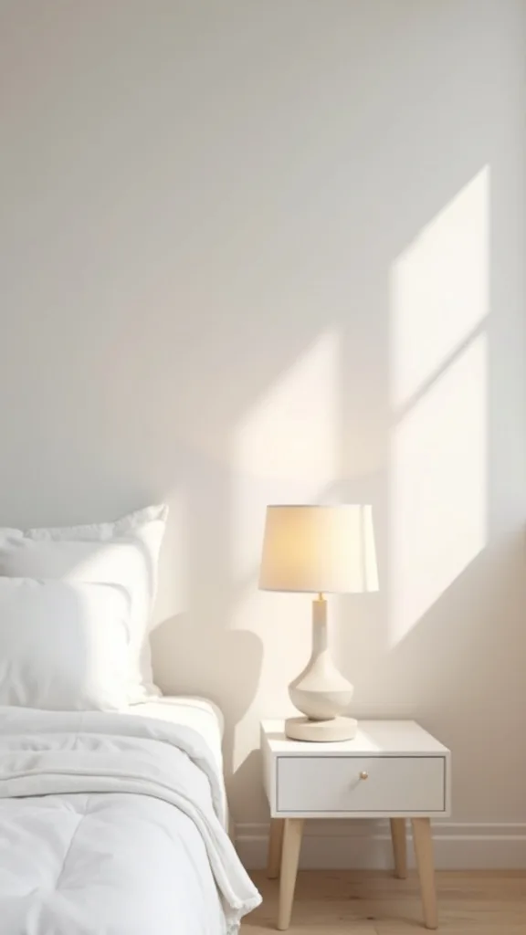 Use One Sculptural Lamp as the “Art Piece”