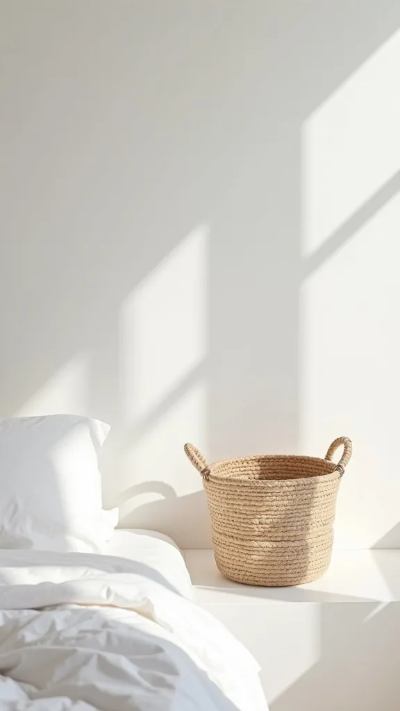 Create a “Reset Basket” for Summer Clutter