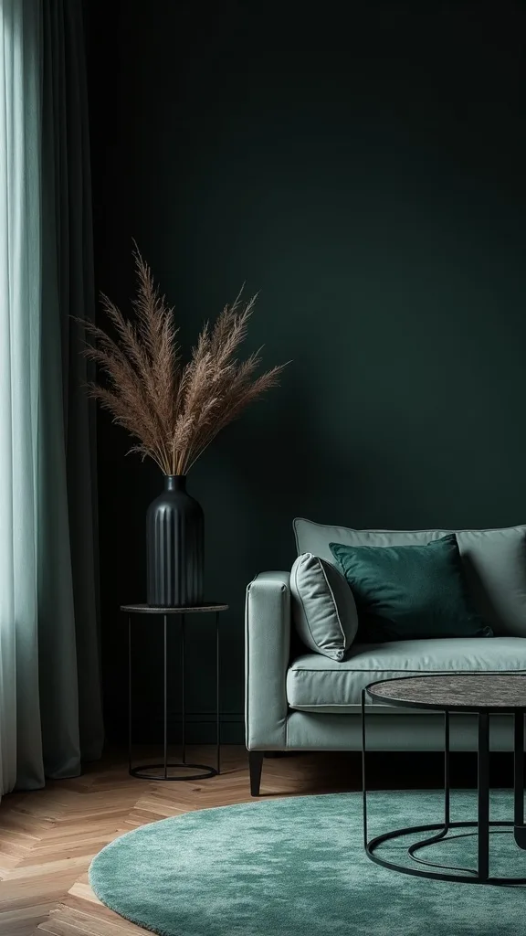 Go Monochrome Charcoal—Then Add Teal in Small, Repeatable Hits