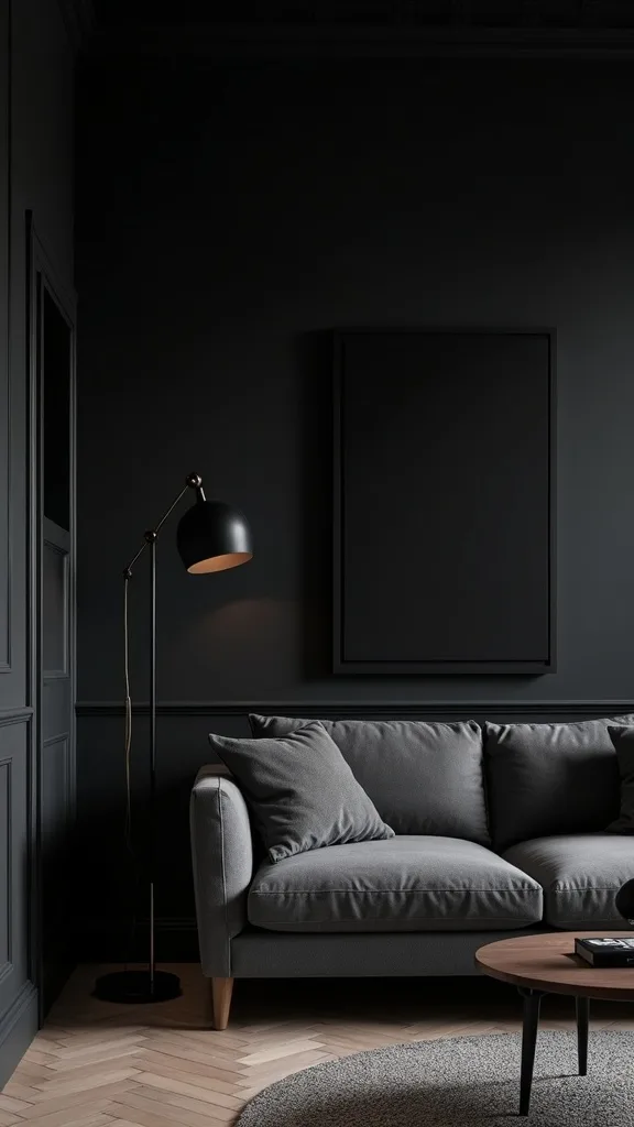 Make a Dark Room Feel Bigger With Negative Space