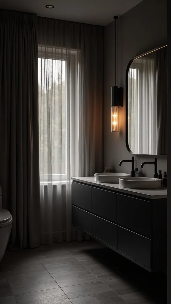 Use Sheer Curtains to Keep Summer Light While Staying Moody