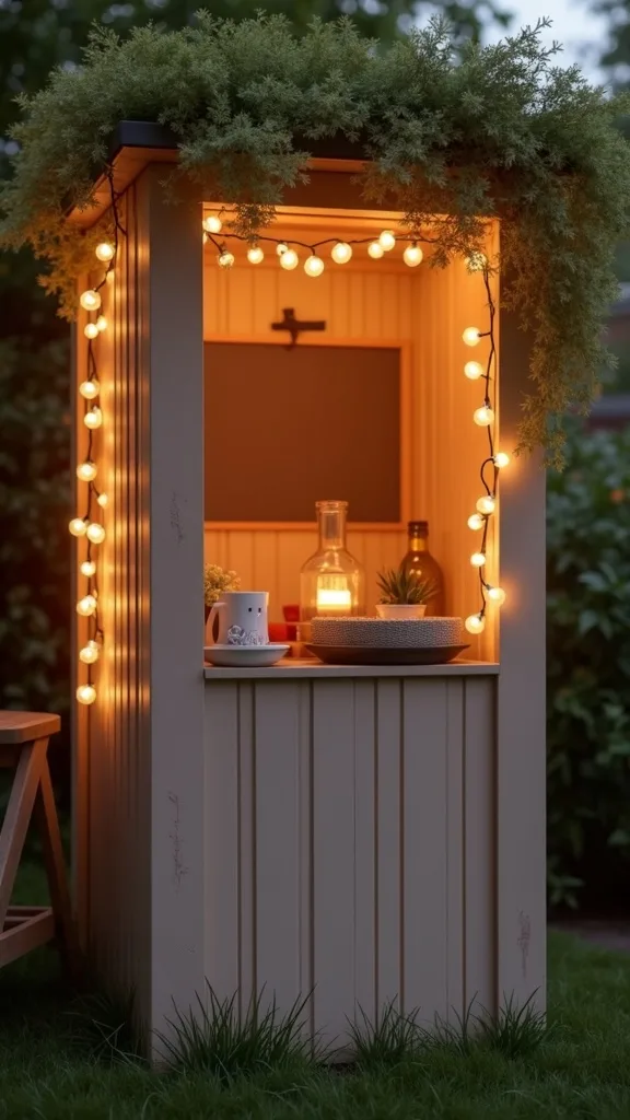 Create a “Ticket Booth” Welcome Moment With a Tiny Table