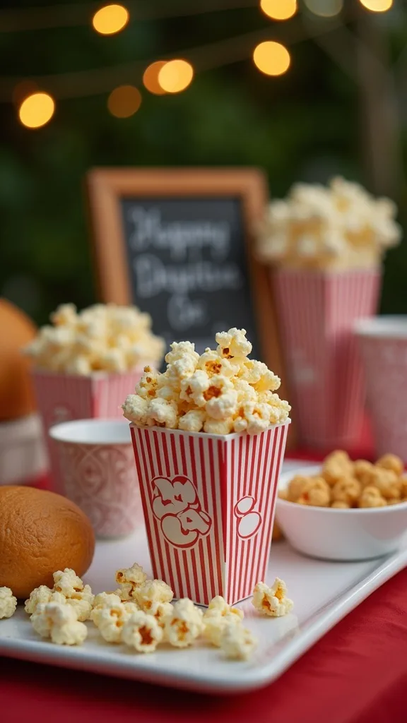 Create a Popcorn Bar That Feels Like a Treat Station (Not a Mess)