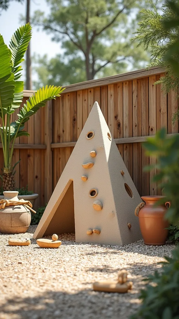 Climbing Dome or Low Boulder Wall (Age-Appropriate Challenge)