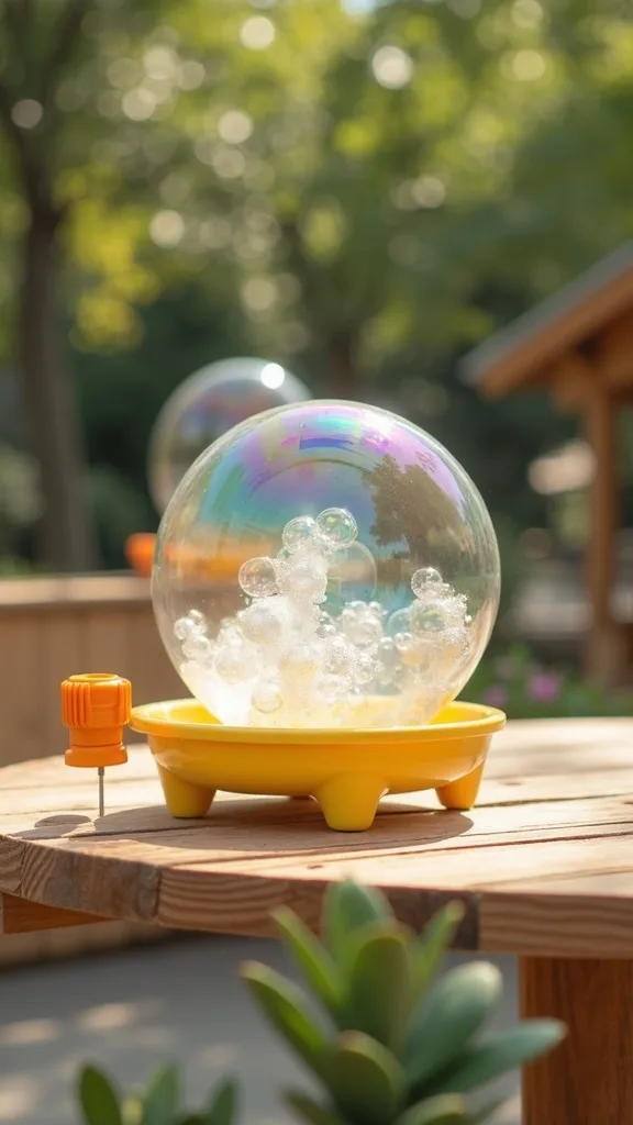 Bubble Station with Drip Tray and Refill System