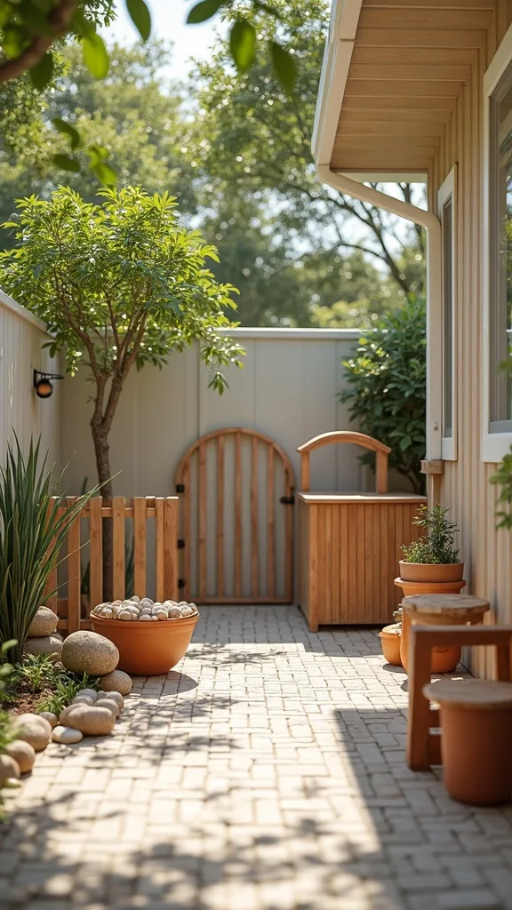 Toddler Outdoor Play Area with a Gated “Yes Space”