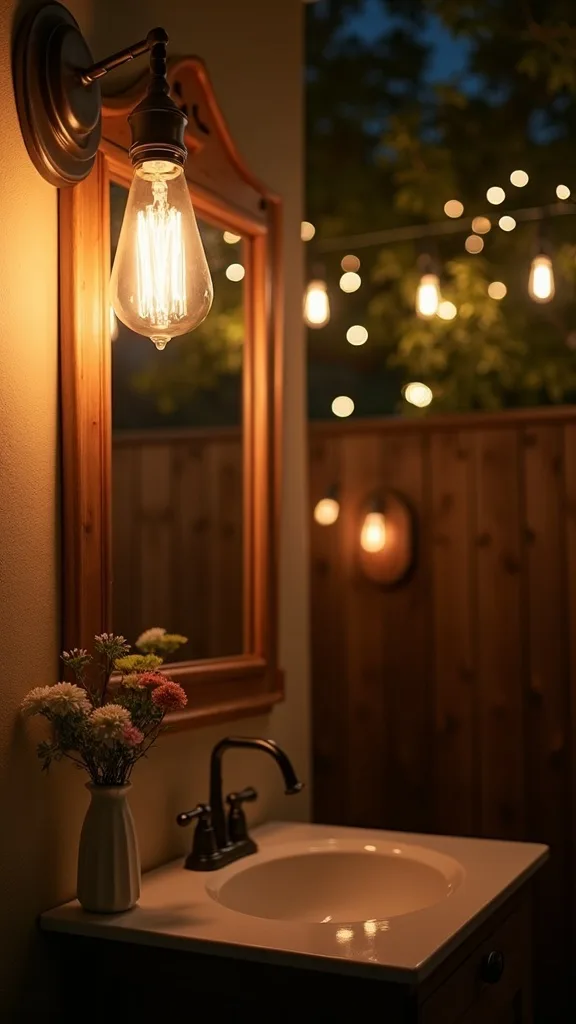 Zig-Zag Patio String Lights Between House and Fence for Instant Coverage
