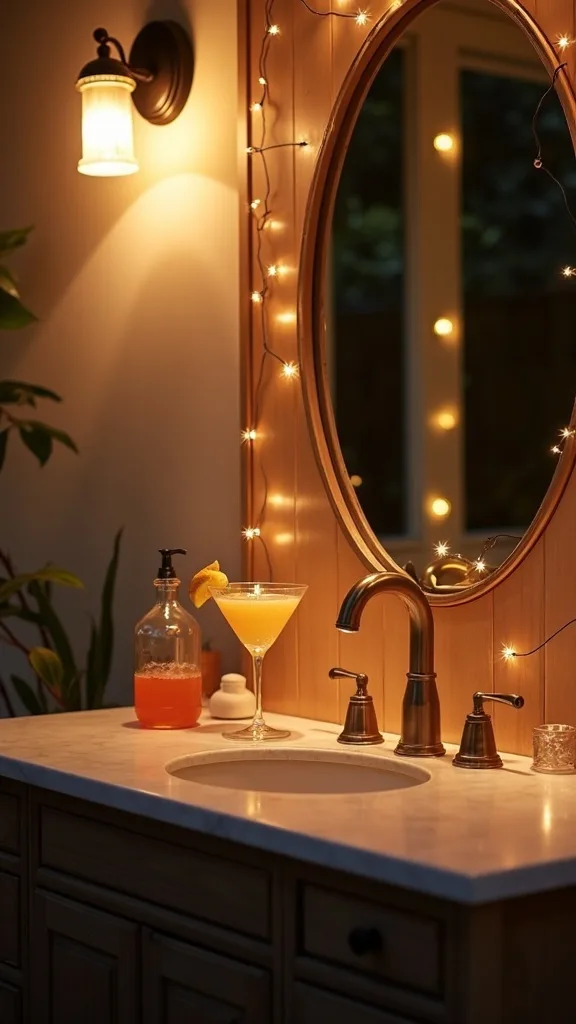 Affordable Party Upgrade: Lighted Drink Station and Serving Table