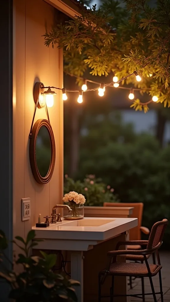 Bistro Table Spotlight: One Perfect Span Instead of a Whole Canopy