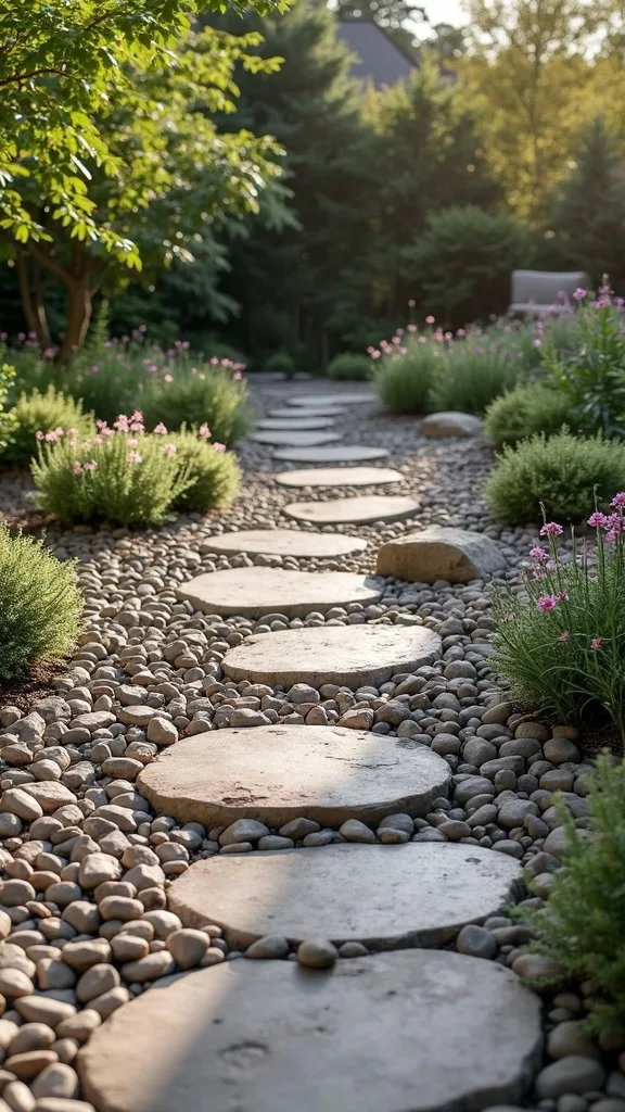 Patio Perimeter Rock Trench to Stop Mud Splash