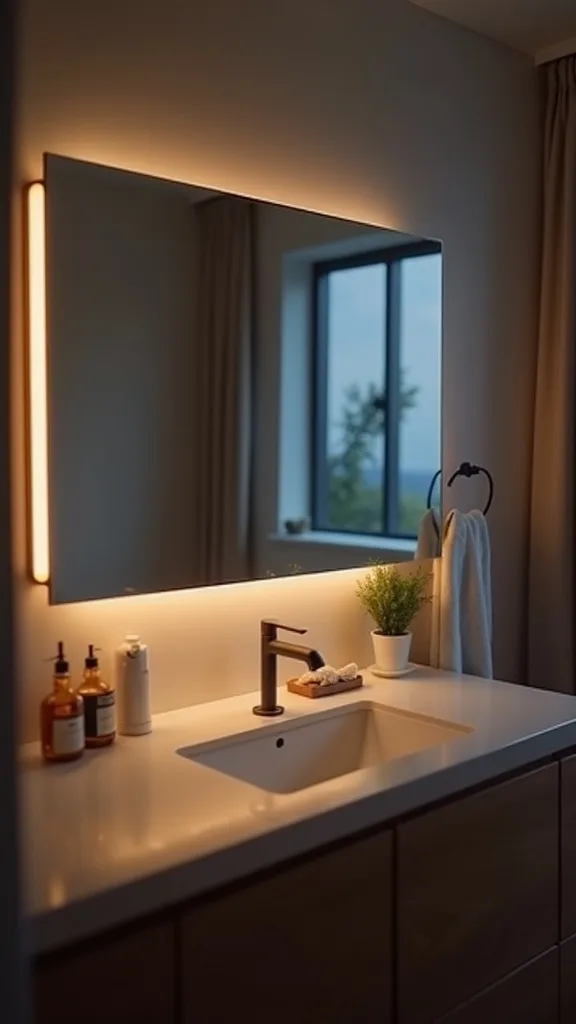 A Smart TV Backlight Scene for Late-Night Watching