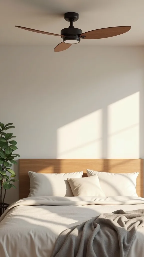 Smart Ceiling Fan Control for Cooler Summer Sleep