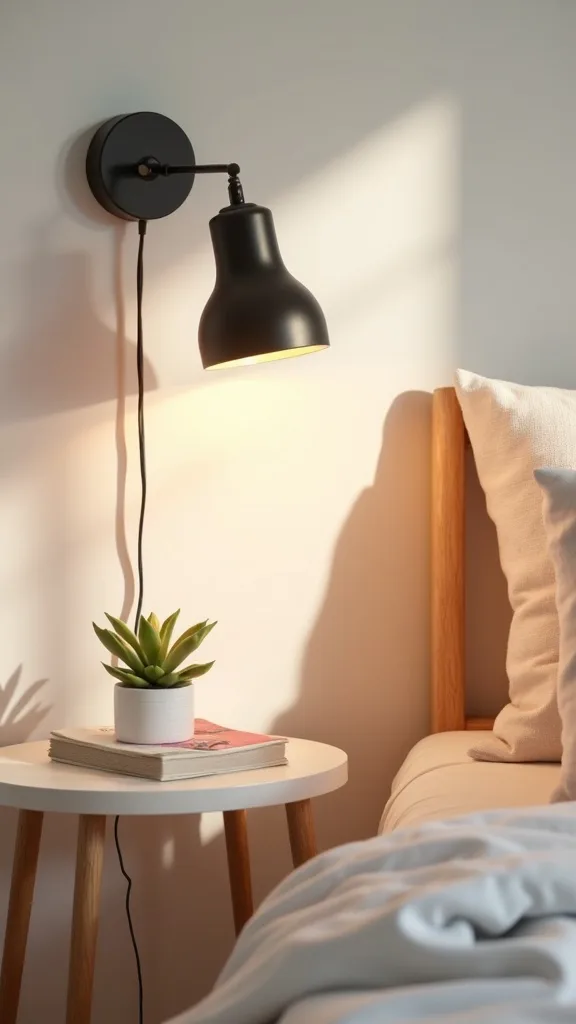 Add a Bedside Sconce (No Hardwiring Needed)