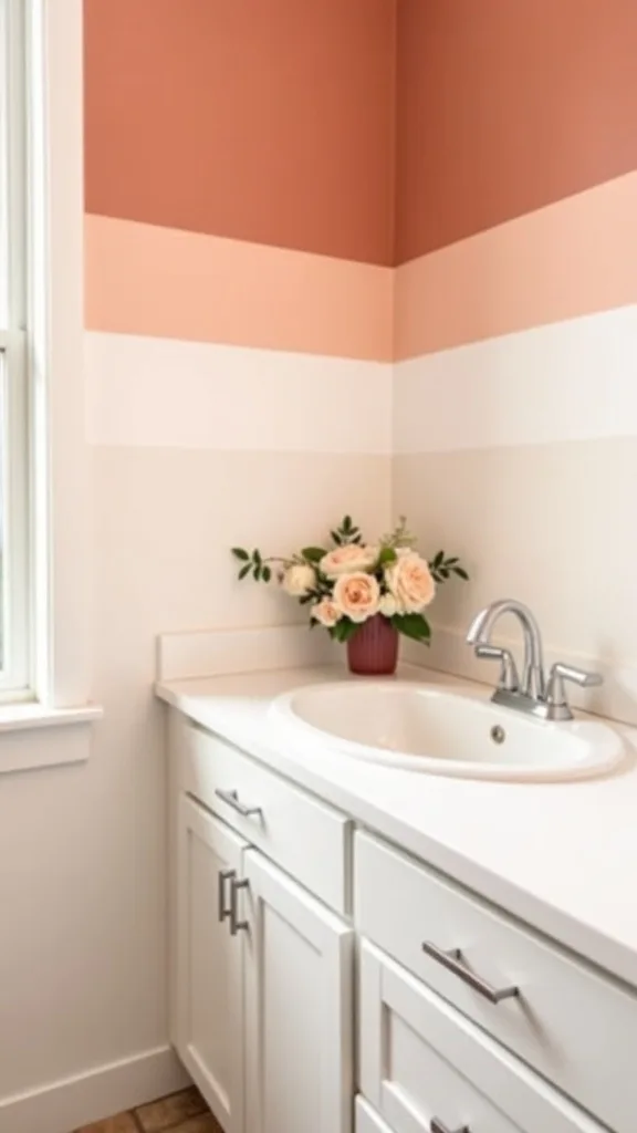 Paint a Crisp Terracotta Stripe Accent Wall (Without Bleed-Through)