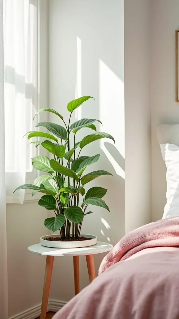Use a Small Plant Corner (Real or Faux) for Summer Energy