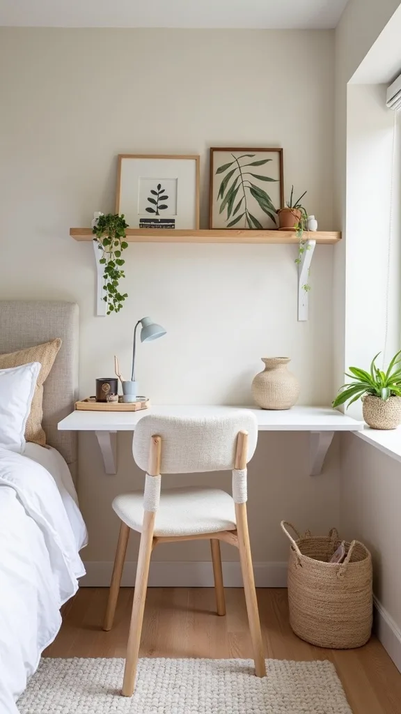 Create a Loft Study Nook Under a Raised Bed