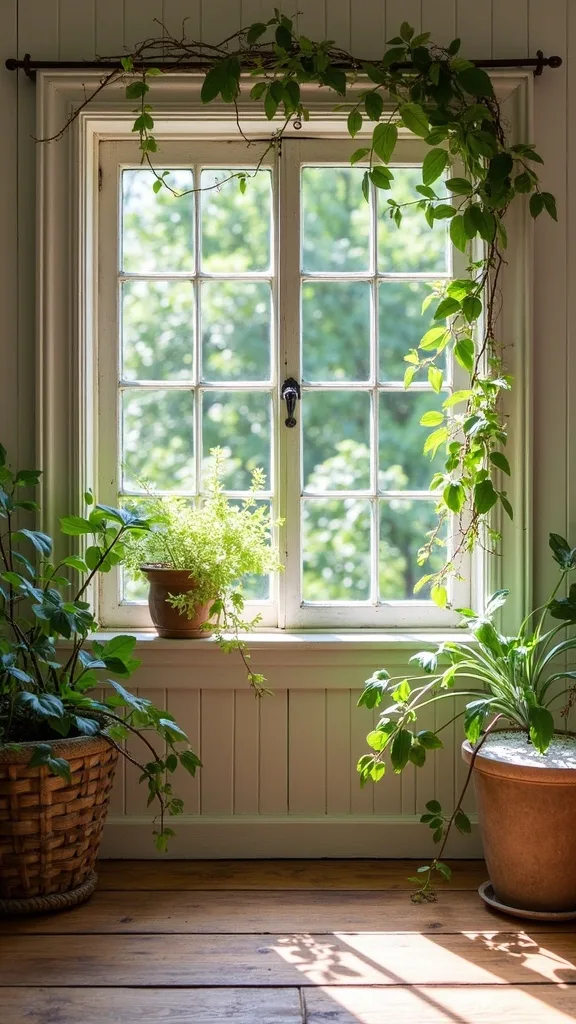 Window-Frame Trellis for Vintage, Handcrafted Charm