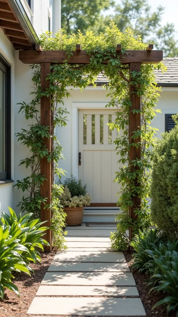 Mailbox or Entry Trellis for Curb-to-Backyard Continuity