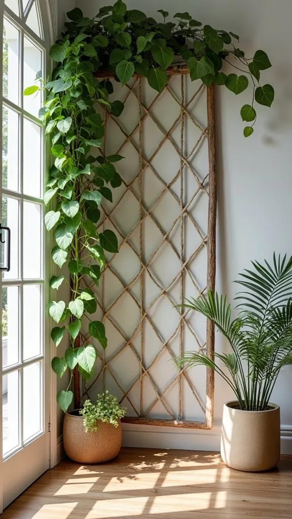 Trellis Corner Screen to Soften a Harsh Fence Angle