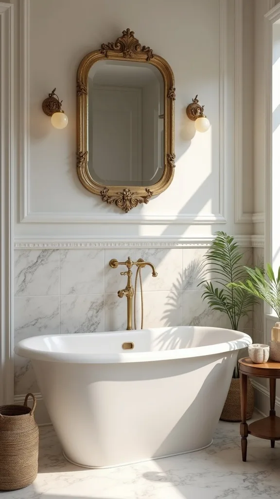 Mix true antique pieces carefully so the room doesn’t feel like a set