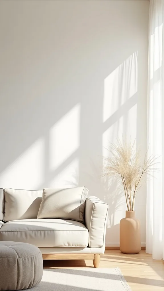 Choose a sun-washed neutral palette (not stark white)