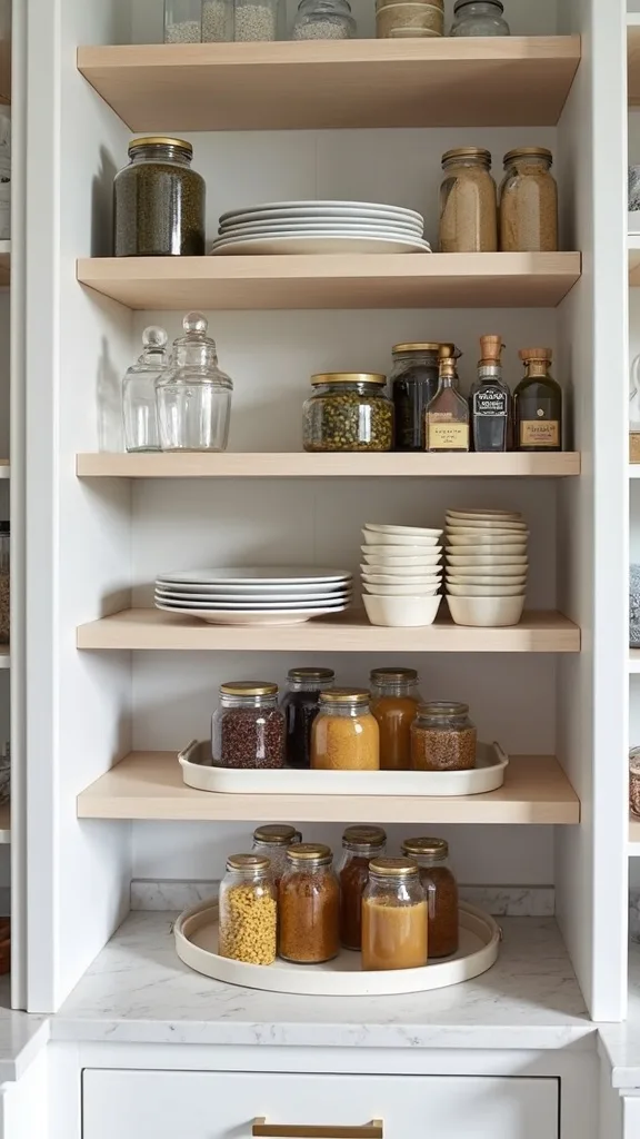Deep Corner Solution: Lazy Susans for Oils, Vinegars, and Sauces