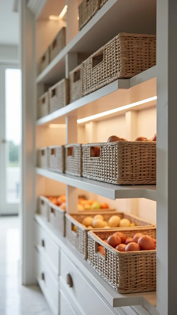 Produce-Friendly Ventilated Baskets for Onions and Potatoes