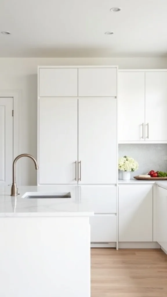 Try a Two-Tone Twist: White Perimeter + Oak Island