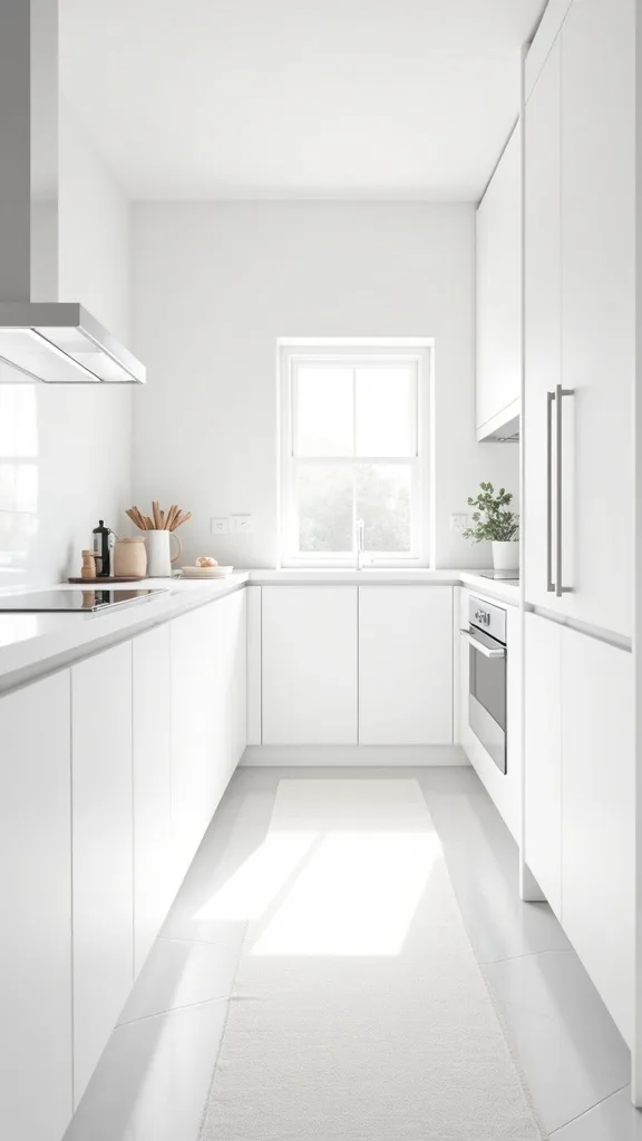 Use a Washable Runner to Ground All the White