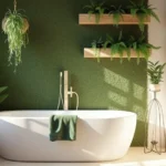 Biophilic Bathroom Design with Indoor Plants