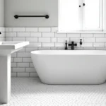 Black & White Bathroom Design Ideas